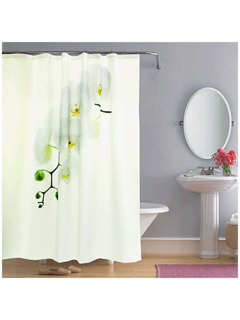 Штора для ванной 180х200см "Orchidea (Орхидея)" , полиэстер
