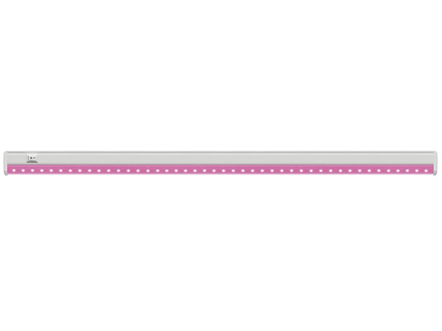ФИТО-Светильник светодиодный для растений "ФитоЛето" 11Вт, линейный , 570мм, выкл. на корпусе(розовый спектр для рассады)