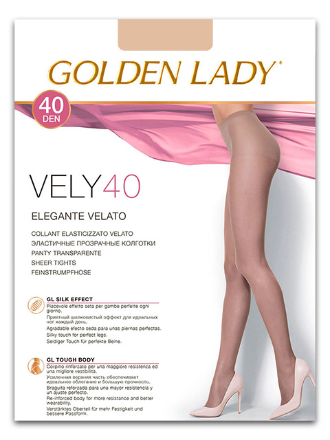 Колготки женские Golden Lady "Vely 40" Melon 2-S
