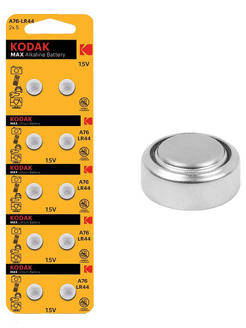 Батарейка алкалиновая (таблетка) Kodak AG13-LR1154 (10шт)