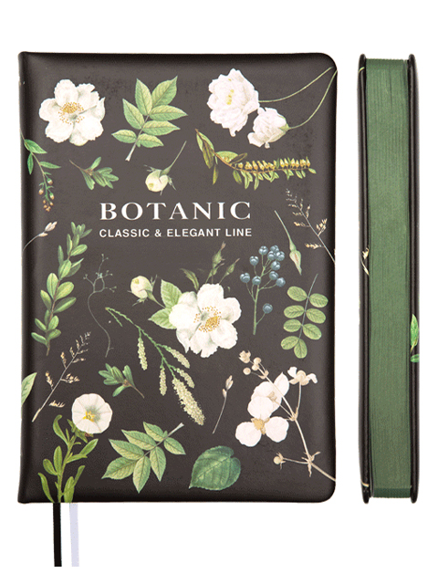 Ежедневник недатированный А5 160 листов deVENTE "Botanic" искусственная кожа 