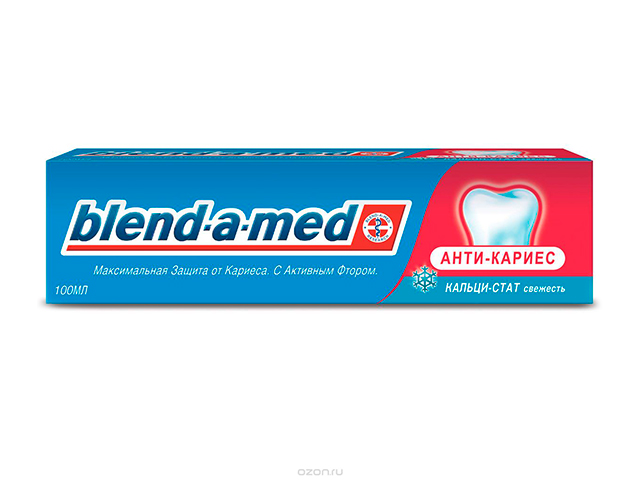 Зубная паста 100 мл Blend-A-Med Анти-кариес. Свежесть. С активным фтором