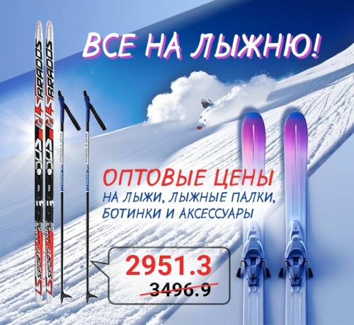 Оптовые цены на лыжи