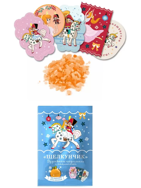 Взрывная карамель Конфитой "Щелкунчик" с наклейкой 3 гр (1/50)