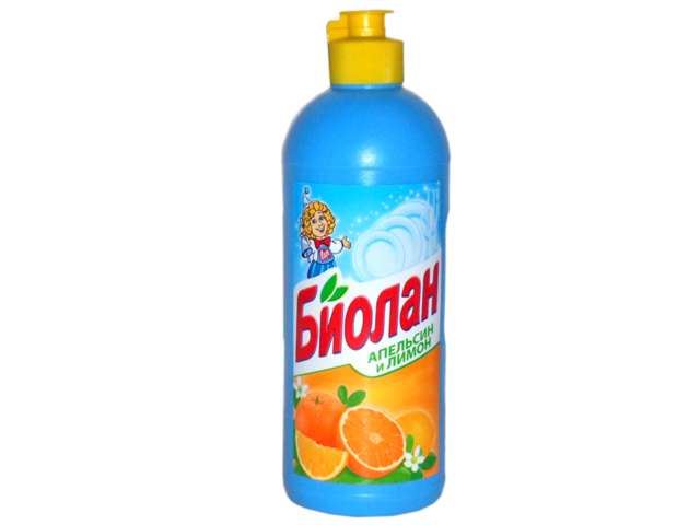 Средство для мытья посуды БИОЛАН 500мл Апельсин+Лимон 