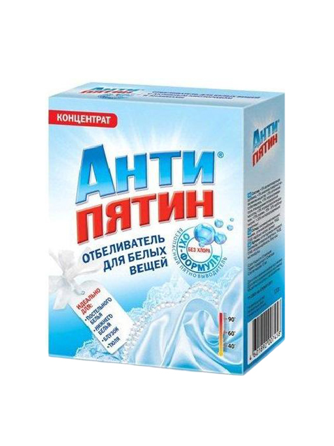 Отбеливатель Антипятин 120г для белых вещей с активным кислородом и энзимами