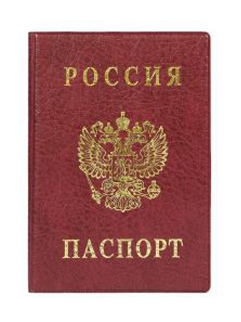 Обложка для паспорта ДПС вертикальная, бордо
