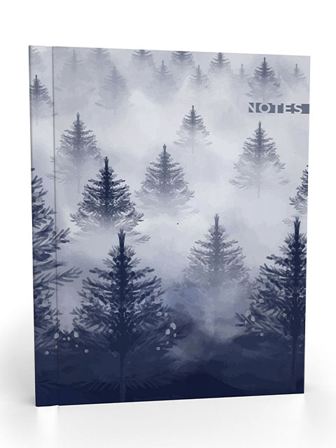 Записная книжка А4 80 листов Академия Холдинг "Туман" интегральная обложка, матовая ламинация