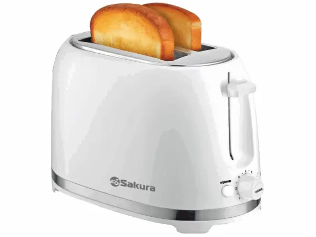 Тостер Sakura SA-7610W, 850Вт, белый