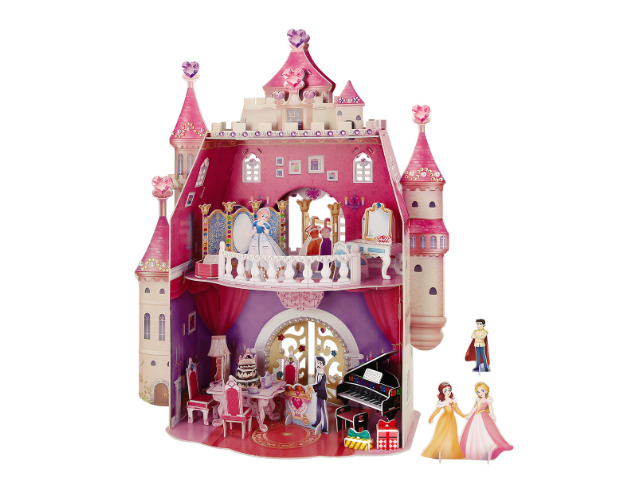 Сборная модель из дерева Rezark "Кукольные домики: Замок принцессы" 95 деталей