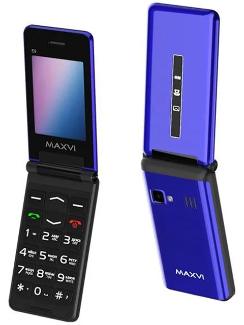 Мобильный телефон Maxvi E9 Blue