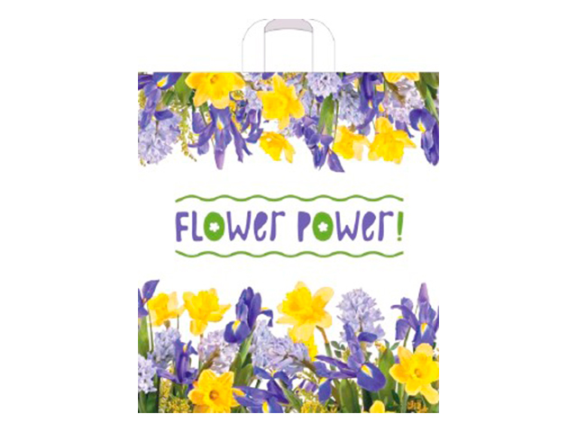 Пакет "петля" 38х45+6 Артпласт "Flower Power"