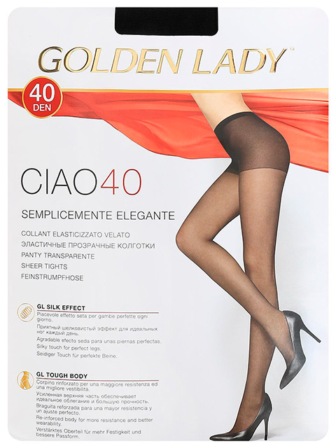 Колготки женские Golden Lady "Ciao 40" Nero 5-XL