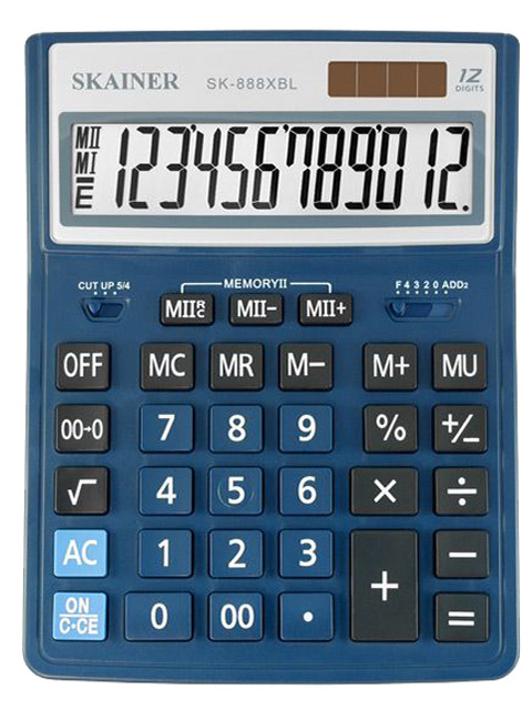 Калькулятор настольный SKAINER SK-888XBL 12 разрядный