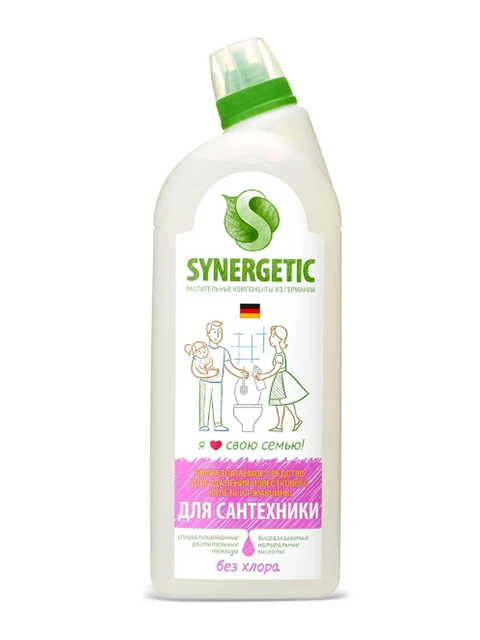 SYNERGETIC 0,7л Cредство для сантехники антибактериальное, биоразлагаемое