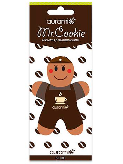 Ароматизатор для авто "Mr. Cookie кофе"
