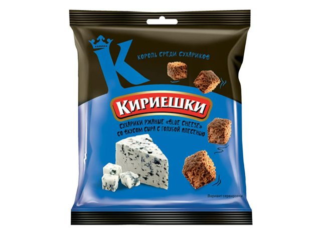 Сухарики "Кириешки" 40г, "Blue Cheese"
