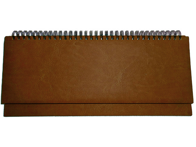 Планинг недатированный 56 листов Проф-Пресс "Collezione. Виладж" коричневый, на гребне