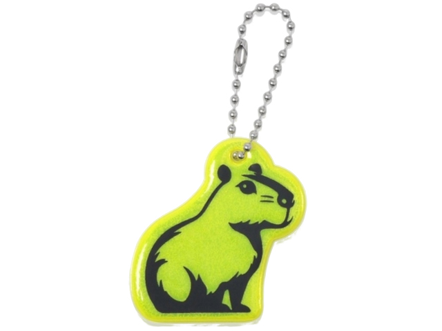 Брелок-светоотражатель СимаЛенд "Капибара" 4,5х4,8 см