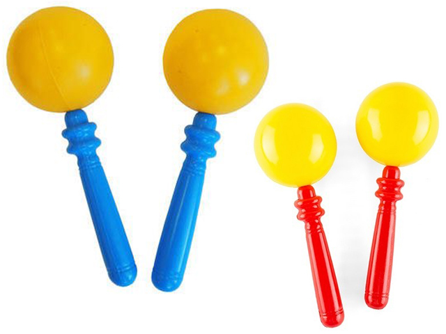 Музыкальный инструмент "Маракасы" 2 штуки, пластик