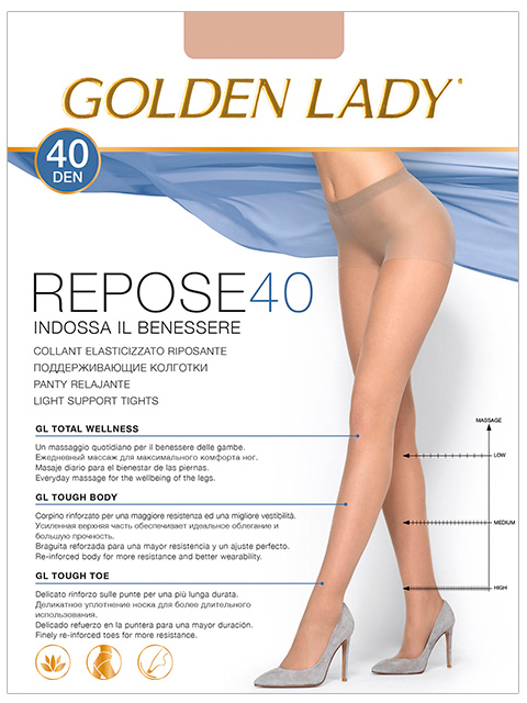 Колготки женские Golden Lady "Repose 40" Visone 3-M