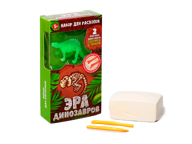 Игровой набор "Эра Динозавров. Набор археолога. Диметродон трицератопс"