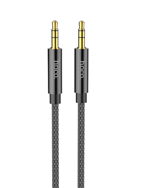 Аудио-кабель AUX 3.5mm 1.0м Hoco UPA19 (Black)
