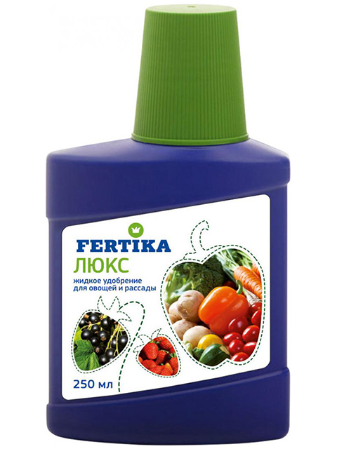 FERTIKA Люкс жидкий 250 мл, для овощей и рассады