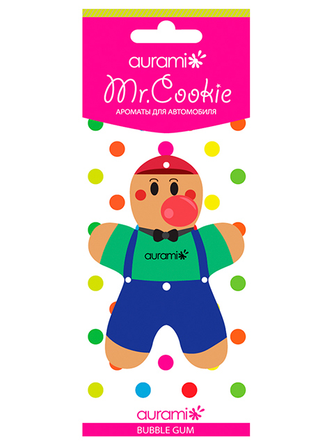 Ароматизатор для авто "Mr. Cookie bubble gum"