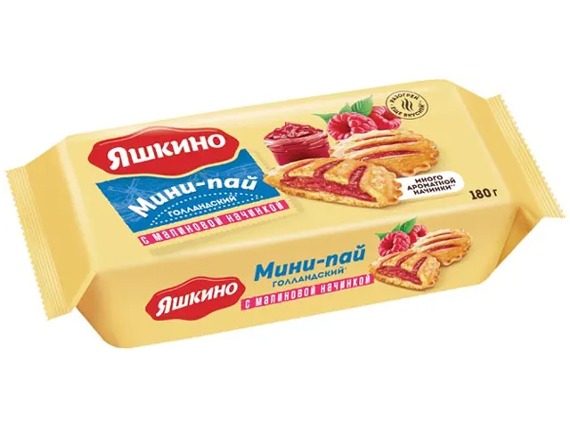 Мини-пай голландский с малиновой начинкой 180г 