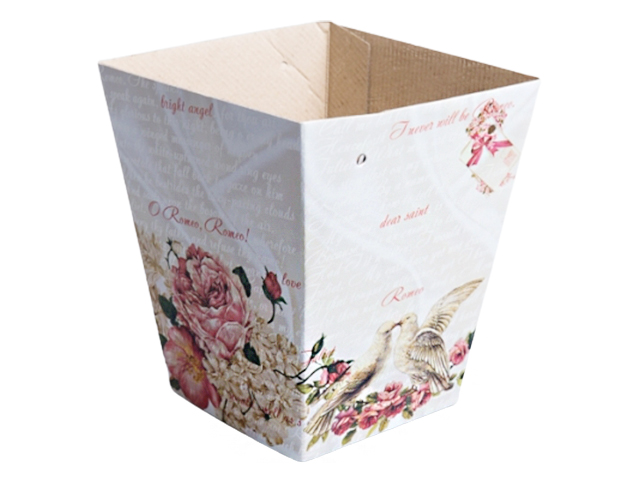 Коробка для цветов микрогофра "Джульетта" 17,5х12,5х22 см