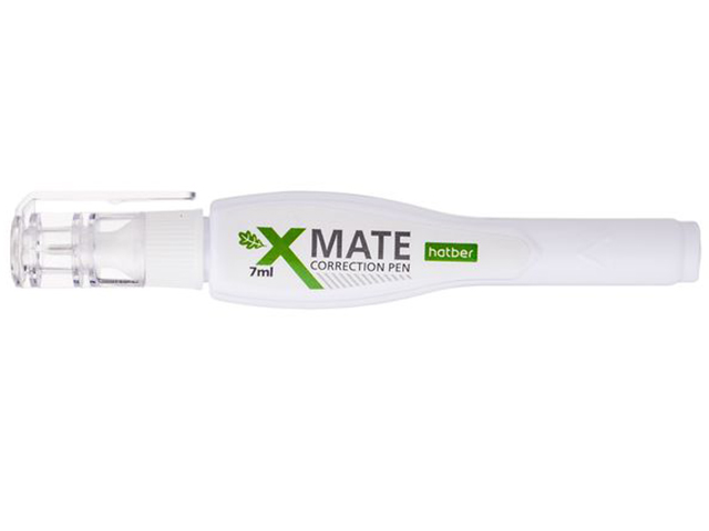 Ручка-корректор Хатбер "X-Mate", 7 мл, металлический наконечник
