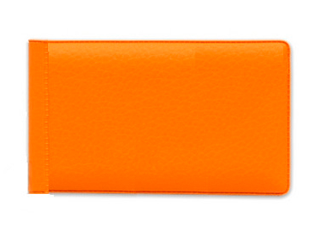 Визитница MILAND на 40 визиток, искусственная кожа, оранжевая