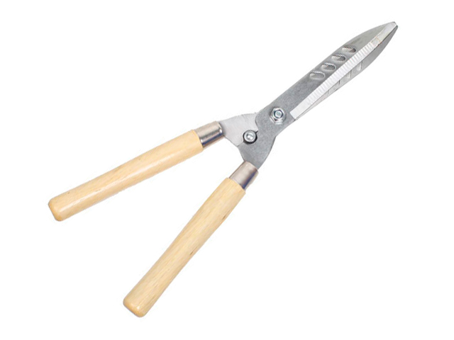 Ножницы кустарниковые 55см, деревянные ручки
