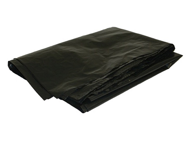 Мешок для мусора 120л. 70*110 черные, в пластах, 60мкм.