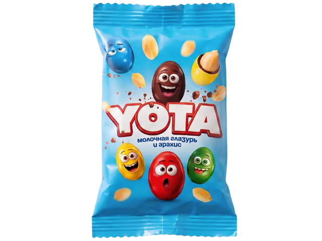 Драже "YOTA" 40г Арахис в цветной сахарной глазури