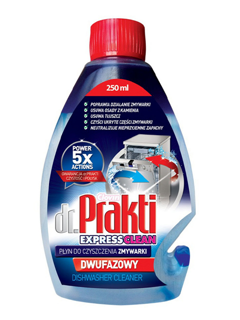 Очиститель для посудомоечных машин Dr Prakti Professional, Professional двухфазный, 250 мл (Польша)