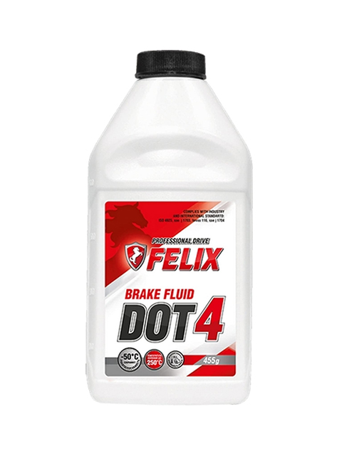 Тормозная жидкость "Felix DOT-4, 455г