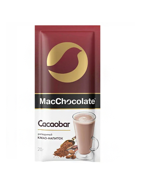 Какао напиток "MacChocolate" 20г. Какао-Cacaobar