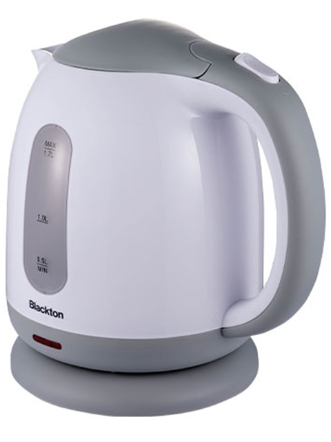 Чайник электрический Blackton Bt KT1701P 1.7л, 1850-2200Вт, белый серый