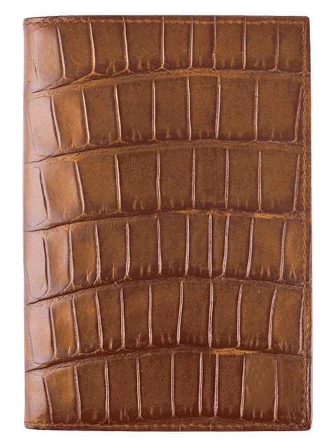 Обложка для паспорта deVENTE "Wild" искусственная кожа, фактурная, светло-коричневая