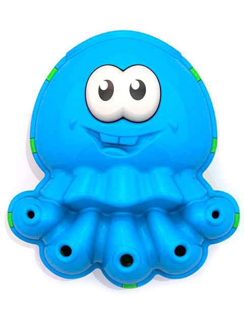 Игрушка для ванны Нордпласт "Медуза" на присоске, в пакете с европодвесом