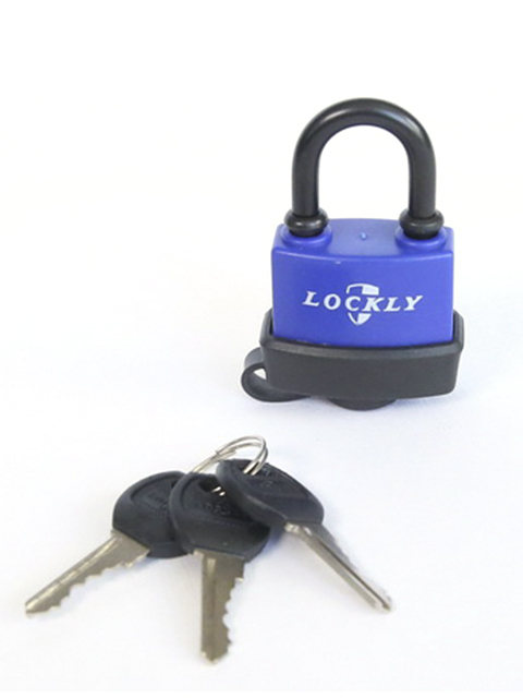 Замок навесной "LOCKLY" ВС1-36-55, всепогодный. 3 ключа