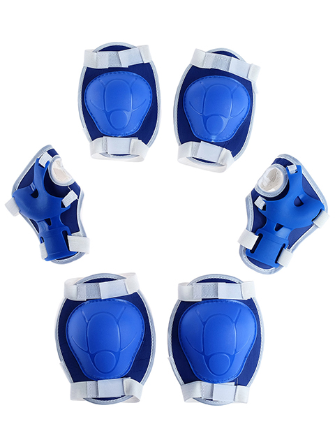 Защита для роликовых коньков ONLYTOP размер универсальный, синий
