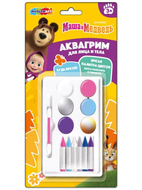 Аквагрим для лица Мульти Арт " Маша и Медведь"