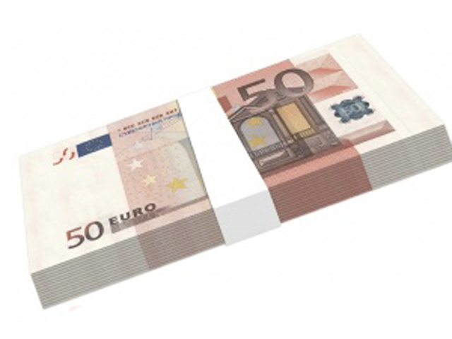Шуточные (сувенирные) деньги "50 Евро"