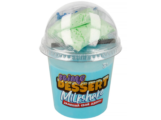 Набор для творчества "Slime Dessert Milkshake голубой"