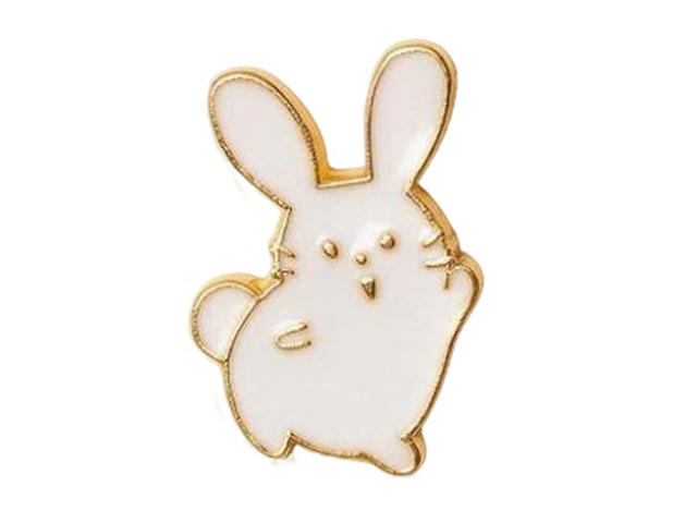 Значок "Friendly bunny" металл