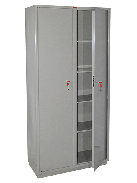 Шкаф для документов металлический 2 отделения, сварной, 1850х880х390 мм, 90 кг