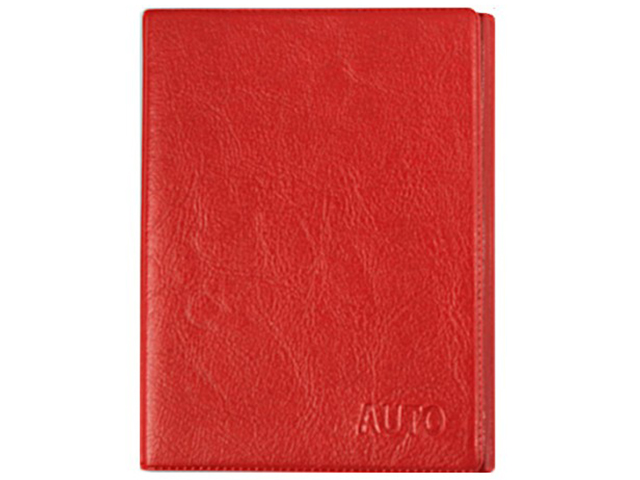  Обложка для автодокументов ДПС красная
